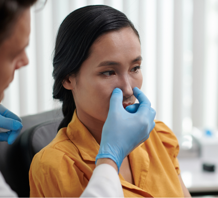 Nasal allergy procedure