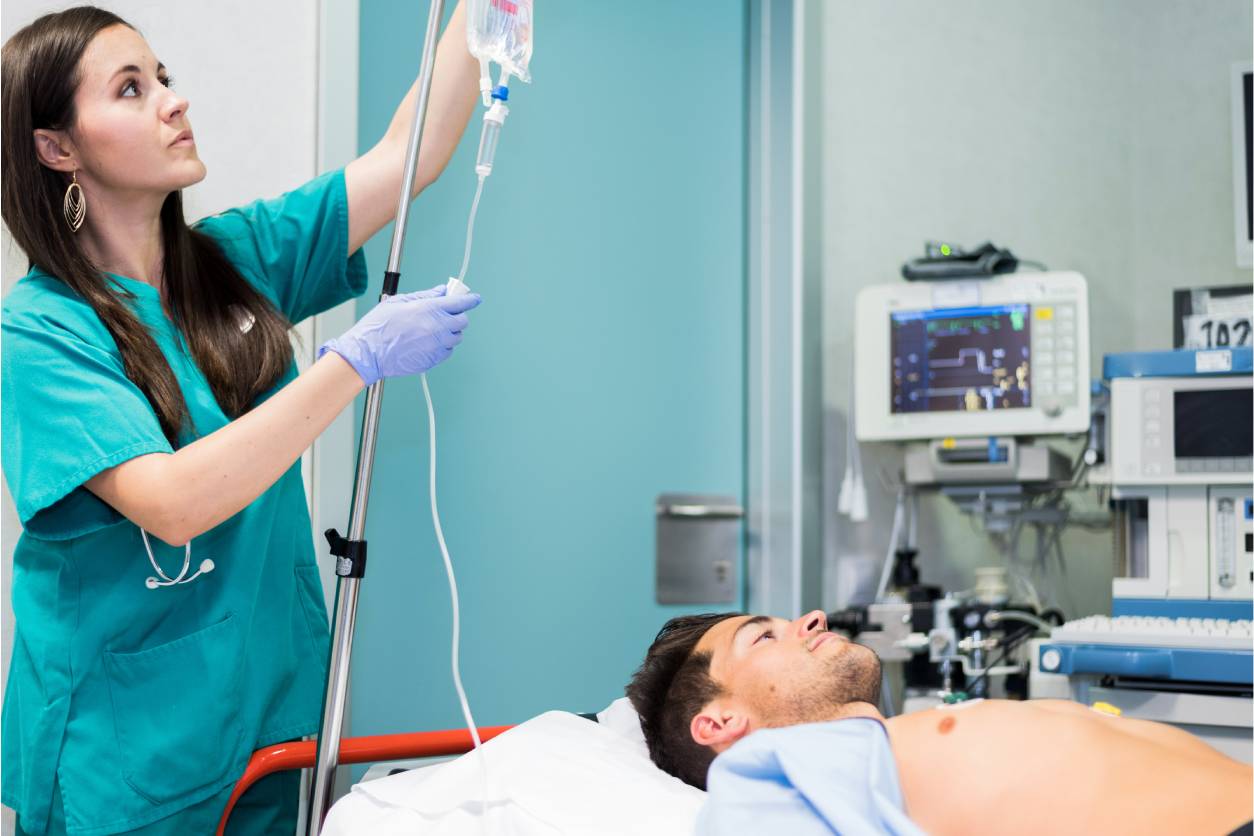 Sialendoscopy procedure illustration